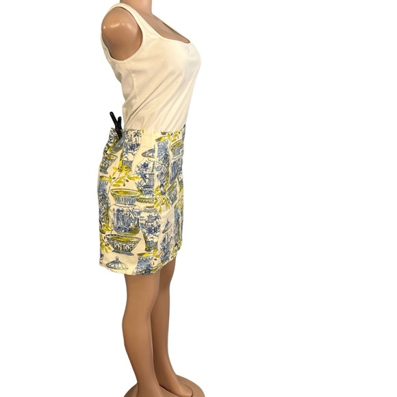 3/$30 🍂 Talbots Watercolor Greek Vases Print Skirt - Picture 6 of 11